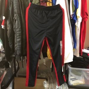 Stussy Pants - Track Pants - Navy/Red Stussy Pants - Track Pants - Navy/Red